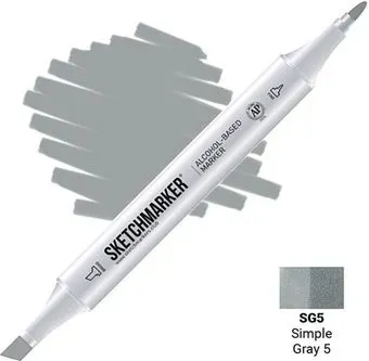 Sketchmarker Двусторонний SG5 SM-SG5 (серый простой №5)