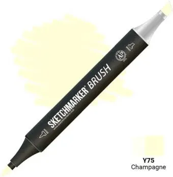 Sketchmarker Brush Двусторонний Y75 SMB-Y75 (шампань)
