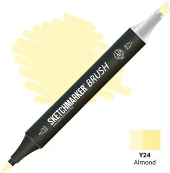 Sketchmarker Brush Двусторонний Y24 SMB-Y24 (миндальный)