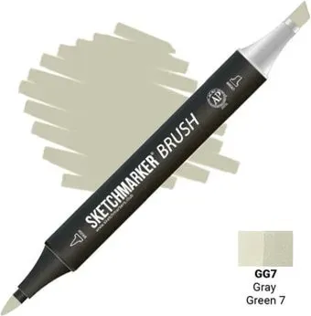 Sketchmarker Brush Двусторонний GG7 SMB-GG7 (серый/зеленый 7)