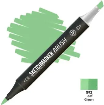 Sketchmarker Brush Двусторонний G92 SMB-G92 (зеленый лист)