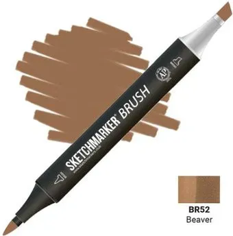 Sketchmarker Brush Двусторонний BR52 SMB-BR52 (бобер)