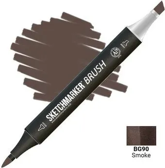 Sketchmarker Brush Двусторонний BG90 SMB-BG90 (дым)
