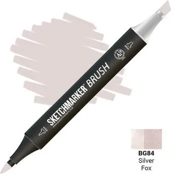 Sketchmarker Brush Двусторонний BG84 SMB-BG84 (черно-бурая лисица)