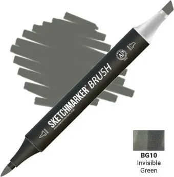 Sketchmarker Brush Двусторонний BG10 SMB-BG10 (прозрачный зеленый)