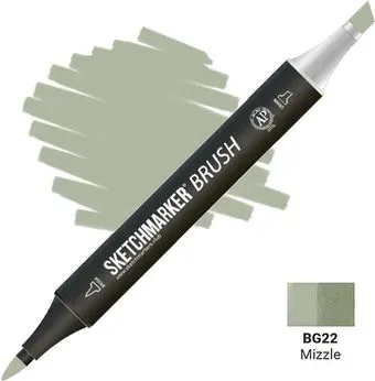 Sketchmarker Brush Двусторонний BG22 SMB-BG22 (изморось)