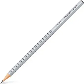 Faber Castell Grip 2001 117000 (HB, серебристый)