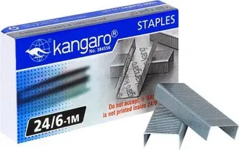 Kangaro 24/6 1000 шт (металлик)