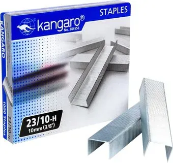 Kangaro 23/10 1000 шт (металлик)