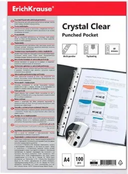 Erich Krause Glossy Clear 60 мкм 46704 (10 шт)