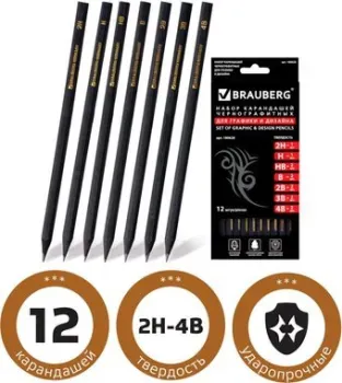 BRAUBERG Black jack 180620 (12 шт.)