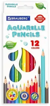 BRAUBERG Premium aquarelle 181671 (12 шт.)