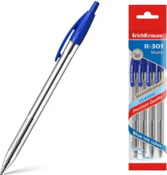 Erich Krause R-301 Classic Matic синий 46750 (4 шт)