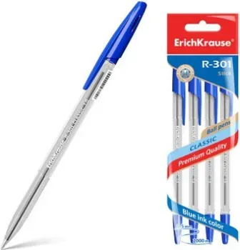 Erich Krause R-301 Classic Stick синий 22032 (4 шт)