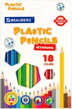BRAUBERG Premium 181667 (18 цветов)