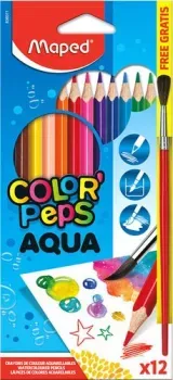Maped Color Peps 836011 (12 цв, с кисточкой)