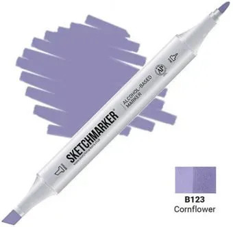 Sketchmarker Двусторонний B123 SM-B123 (василек)