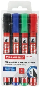 BRAUBERG Ultra Marker 152208 (4 шт)