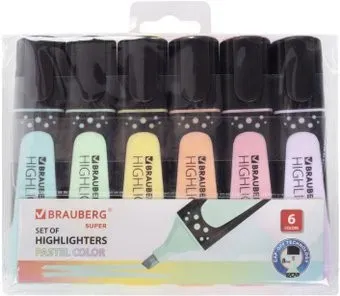 BRAUBERG Super Pastel 151757 (6 шт)