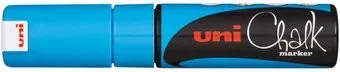 UNI Mitsubishi Pencil Chalk 8мм PWE-8K METALLIC BLUE (синий металлик)