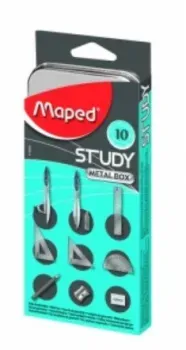 Maped Study Set Metal Box 019409