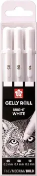 Sakura Gelly roll POXPGBWH3C 3 шт (белый)