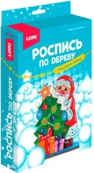 Lori Роспись по дереву. Новогодний сувенир Дед Мороз Фнн-052