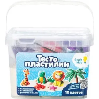 Genio Kids Тесто-пластилин TA2047 (10 цветов)