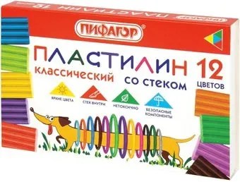 Пифагор Веселая такса 106675 (12 цв)