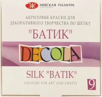 Decola набор для батика по шелку 4441449 (9 цв)