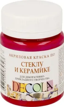 Decola по стеклу и керамике 50 мл 4028335 розовый светлый