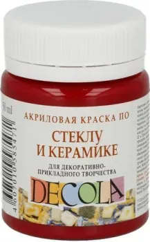 Decola по стеклу и керамике 50 мл 4028319 карминовый