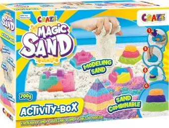 Craze Magic Sand С формочками и песочницей 32343