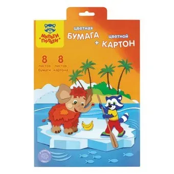 Мульти-пульти Приключения Енота БК8-8_19463 (16 цв)