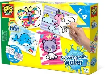 SES Creative My First Мои первые раскраски водой Волшебные животные 14454