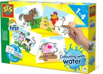 SES Creative My First Мои первые раскраски водой Животные на ферме 14455