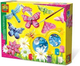 SES Creative Из гипса Блестящие бабочки 01131