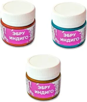 Unid Эбру Индиго EUMIX4 (коралловый/тиффани/коричневый)