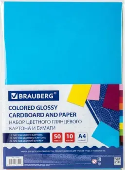 BRAUBERG Мелованные 113567