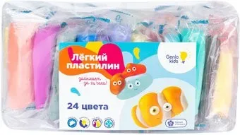 Genio Kids Легкий пластилин TA1726 (24 цвета)