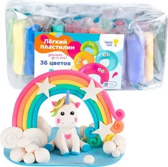 Genio Kids Легкий пластилин TA1722 (36 цветов)