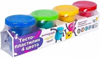 Genio Kids Тесто-пластилин. Неоновые цвета TA1016V