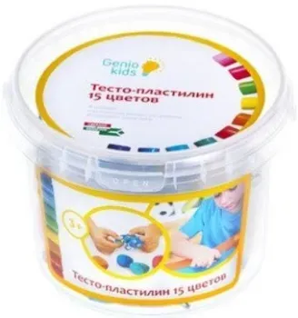 Genio Kids Тесто-пластилин TA1066V (15 цветов)