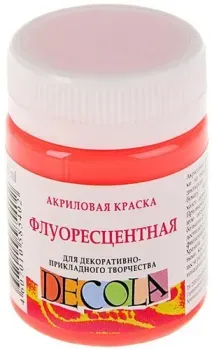 Decola Красная светлая флуоресцентный 4328336 (50 мл)