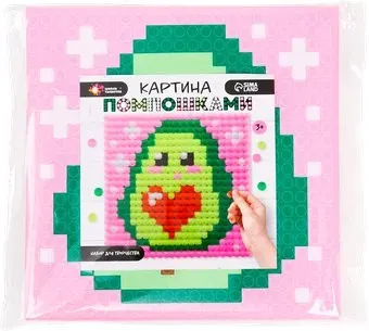 Школа талантов Авокадо картина помпошками 10104725