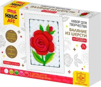 Десятое королевство Валяние из шерсти Роза 05669