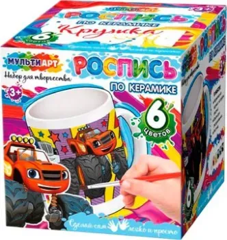 MultiArt Кружка для росписи Монстр Трак MUG-VSP