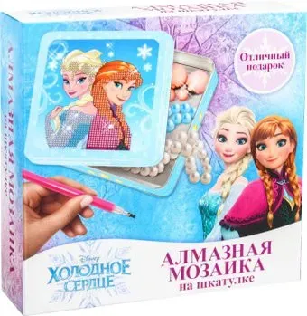 Disney Алмазная мозаика на шкатулке. Анна и Эльза 4464309