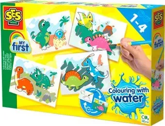 SES Creative Мои первые раскраски водой Динозавры 14465