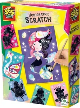 SES Creative Голографические скретч-карточки Сказка 14678